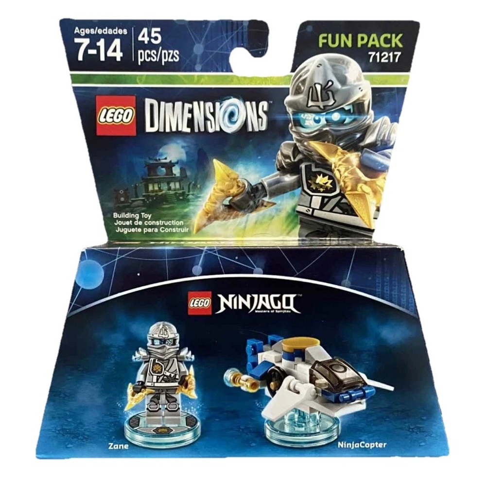 *NEW* LEGO Dimensions Ninjago Sealed Set Zane (71217) Minor Creases